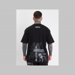 Amstaff TIKO čierne p&aacute;nske tričko materi&aacute;l 100% bavlna